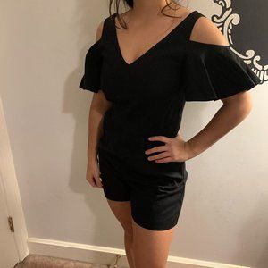 Anthropologie Black Romper